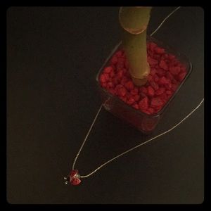 ADORABLE LADY BUG NECKLACE